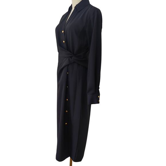 Veronica Beard Wright Midi Button Down Collared Dress US 6 - Picture 5 of 12